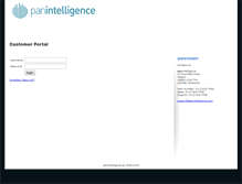 Tablet Screenshot of customer.panintelligence.com